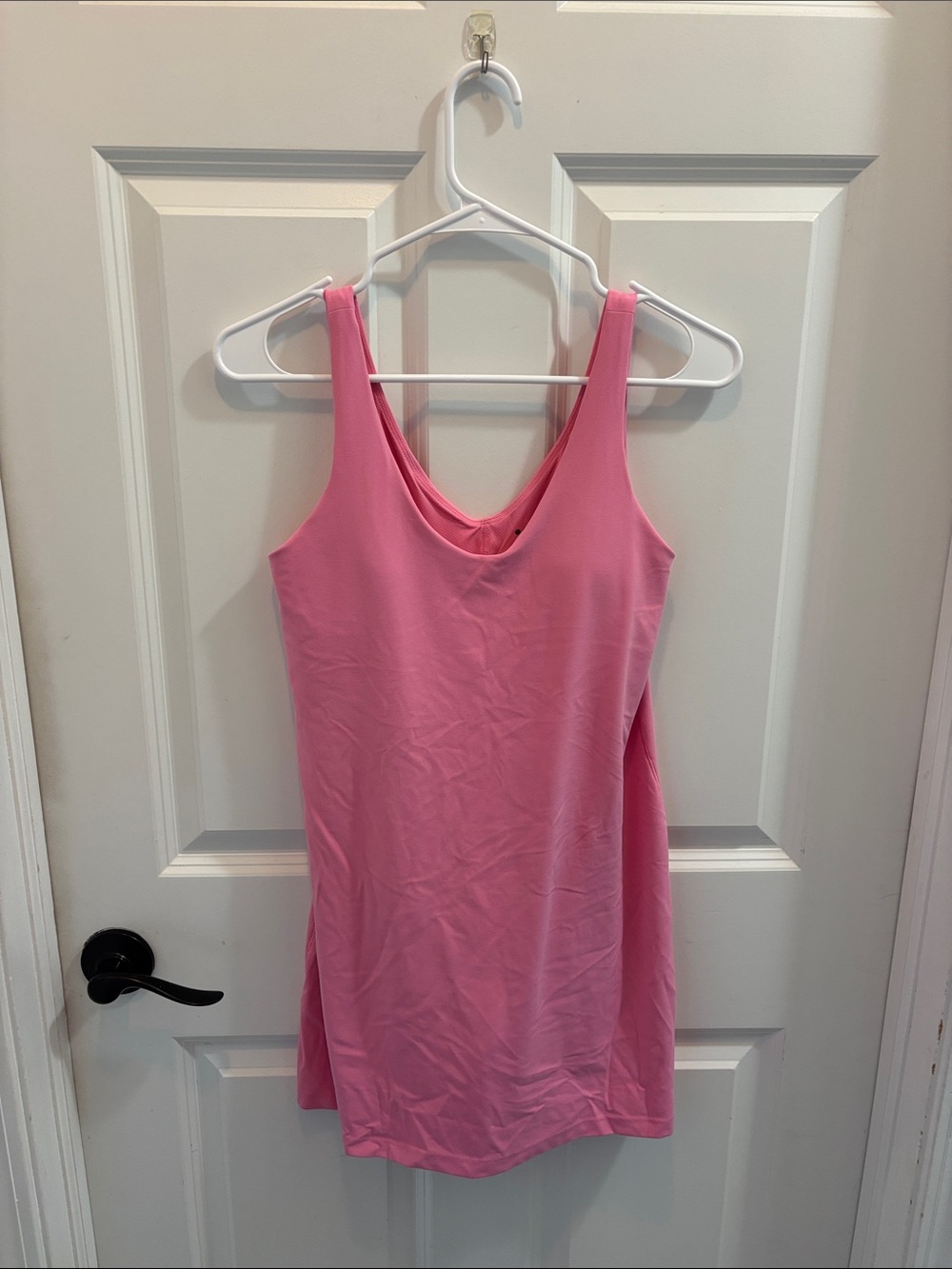 Athleta Pink Athelic Tank Dress with attached shorts